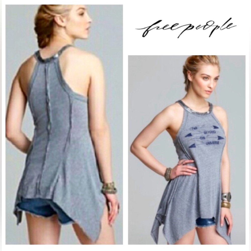 ✨NWT Free People “Far Beyond the Universe” ombré Tank✨